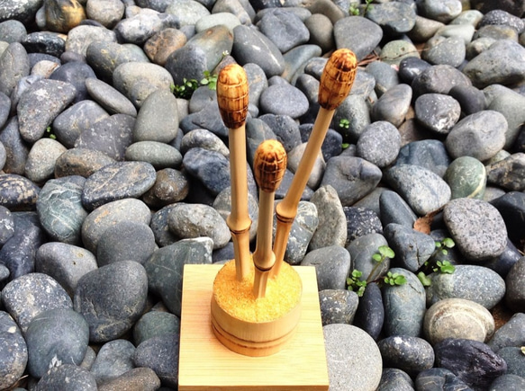 再販】竹細工～つくし 立体・オブジェ ひだまり竹工房 Creema店 通販