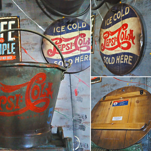 PEPSI-COLA 木製ボックス 1898年デザインビンテージ