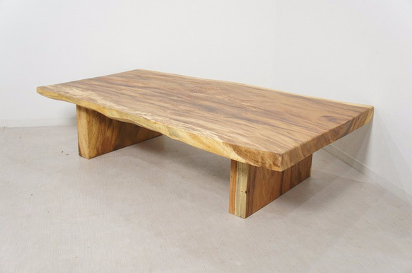 一枚板】天然Redwoodローテーブル@米国$3900で購入