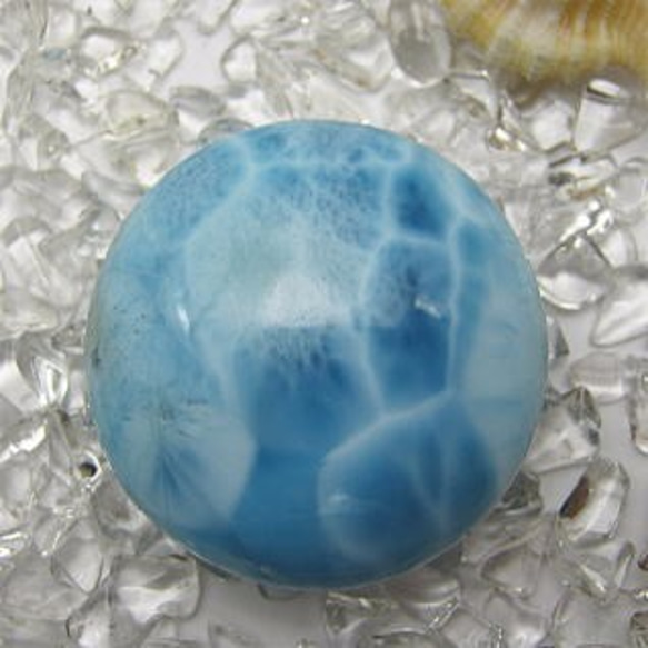 ラリマー ルース [送料込] SE919 ドミニカ共和国から larimar 直輸入