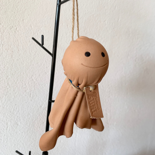 レザーてるてる坊主【タイプA】 キーリング Leathercraft ZUNI 通販