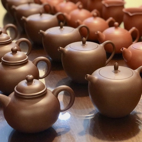 日本限定【台湾茶器】台湾茶用急須 『禅』 - ぜん - 木箱付き ポット