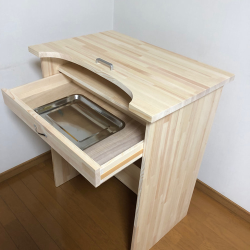 彫金机作業台 片袖デスク引き出し付き机 ヴァルガ330さん専用 彫金机