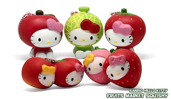 ハローキティ なっちゃん フルーツコレクション マグネットフック8個セット