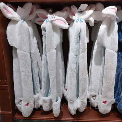 ディズニー 白うさぎ マフラー ファンキャップ マフラーキャップ 2個