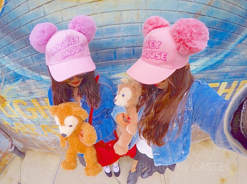 東京ディズニーリゾート ミニーファンキャップピンク