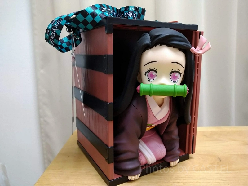 鬼滅の刃USJ 禰豆子 ポップコーン ケース、ローソン当選品お皿セット