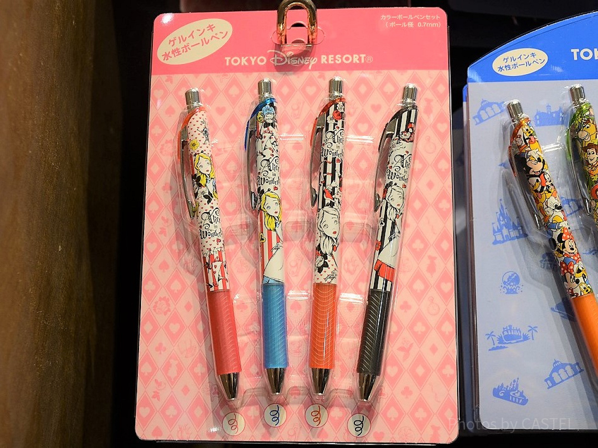 ディズニー不思議の国のアリスボールペン4本セット
