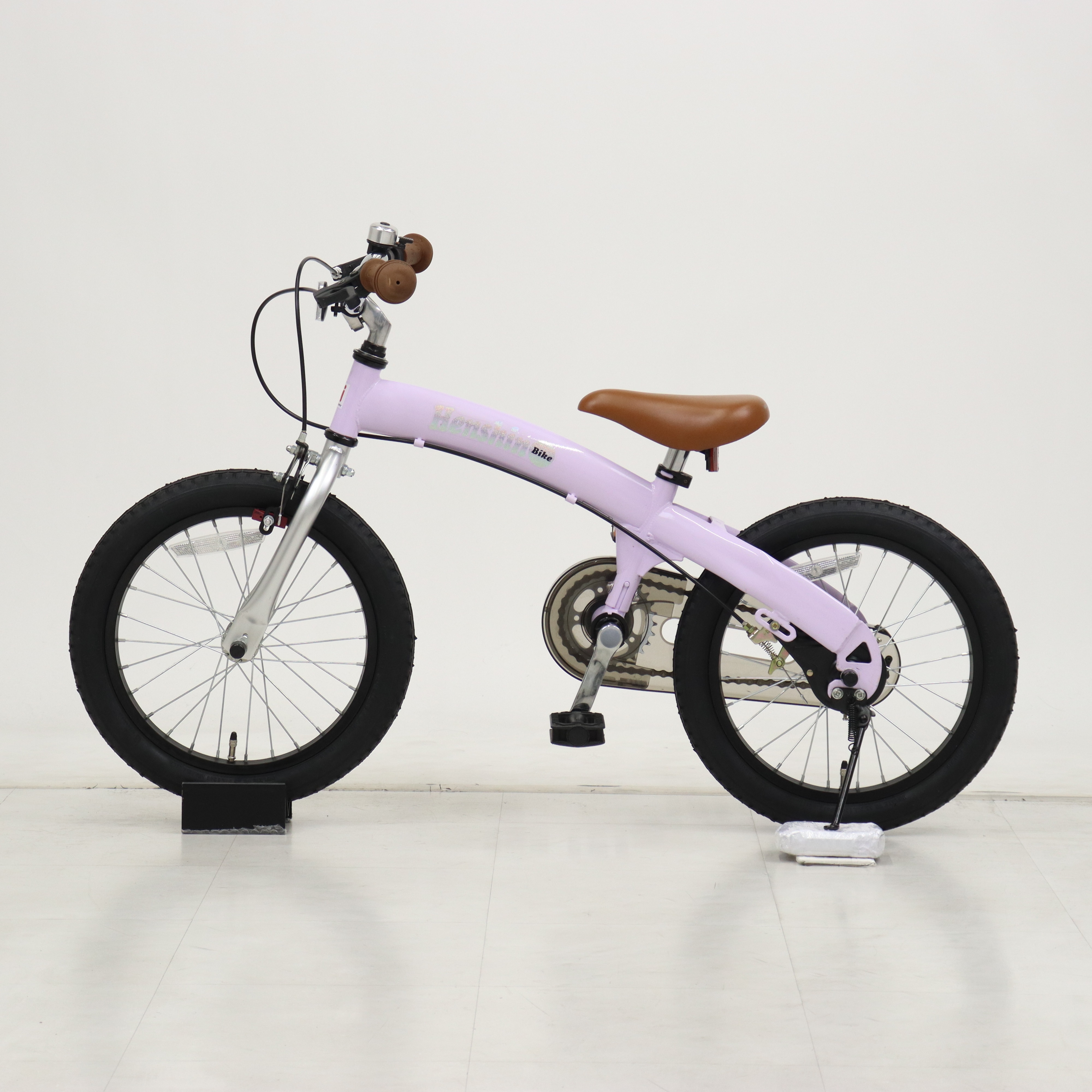 へんしんバイク 16インチ Henshin Bike パープル スタンド付き