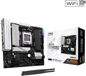 ASRock B650M Pro x3D RS WiFi AM5 AMD B650 SATA 6Gb/s Micro ATX