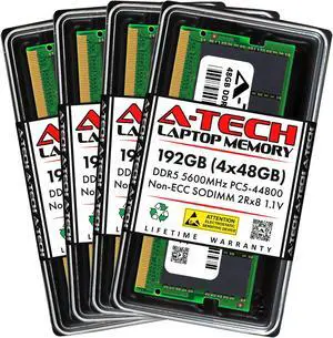 A-Tech 32GB (2x16GB) DDR5 5200MHz SODIMM PC5-41600 Non-ECC