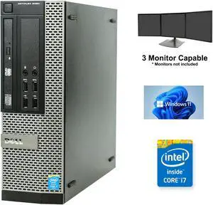 Refurbished: Dell OptiPlex 9020 SFF Computer Desktop Intel Core i7