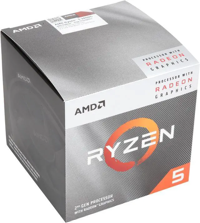 AMD RYZEN 5 3400G 4-Core 3.7 GHz (Boost) Desktop Processor