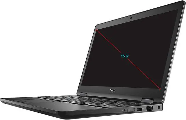Refurbished: DELL Precision 3520 Laptop Intel Core i7 7th Gen