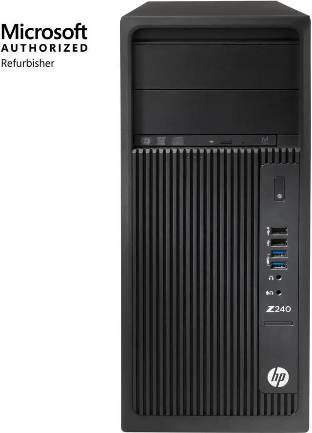 Refurbished: HP Workstation Z240 Tower, Intel Core i7, 16GB RAM