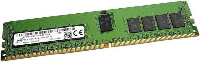 Micron 16GB DDR4 PC4-19200 2400MHZ ECC Registered RAM