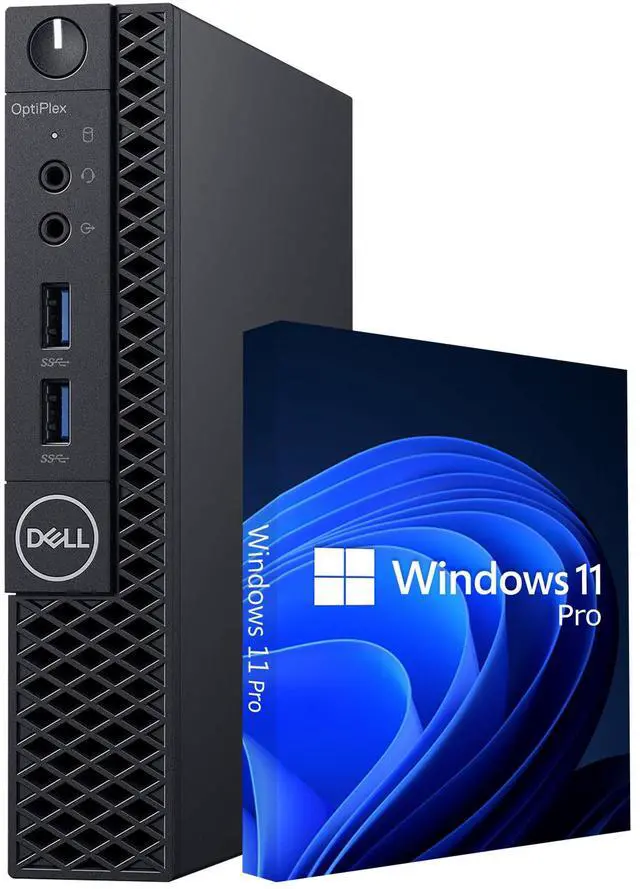 Refurbished: Dell OptiPlex 3070 Micro Mini/Tiny PC Windows 11 Pro