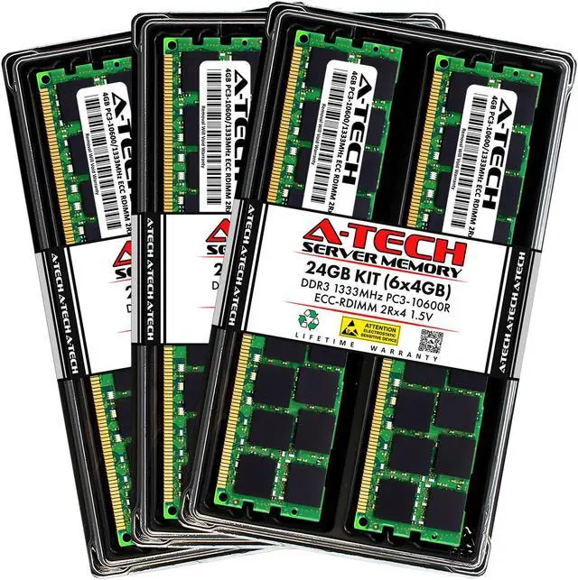 A-Tech 24GB Kit (6x4GB) RAM for Apple Mac Pro (Mid 2010/2012, 12