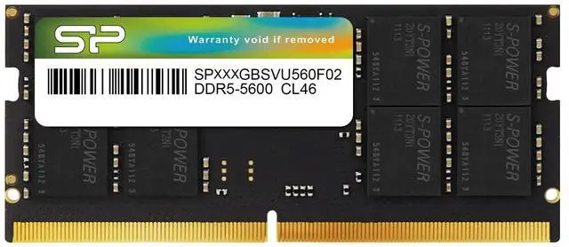 Silicon Power DDR5 5600MT/s (PC5-44800) 16GB Single Pack CL46 1.1V