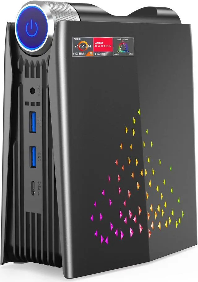 ACEMAGIC Mini Gaming PC ,AMD Ryzen 7 5825U 8T/16C 16GB DDR4 512GB