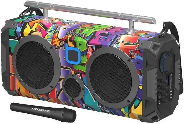 Bumpboxx Flare8 Bluetooth Portable Speaker - Graffiti - Newegg.com