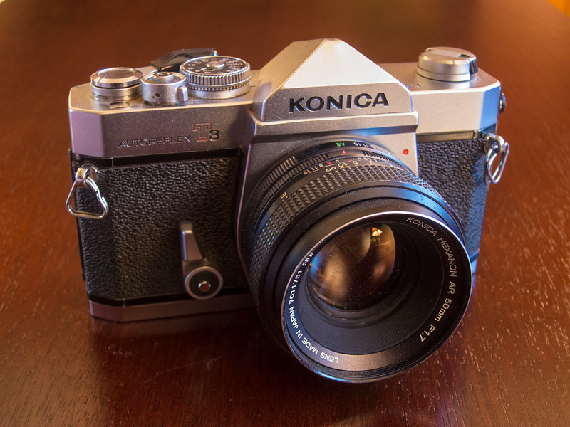 Another Konica Autoreflex T3 - Down the Road