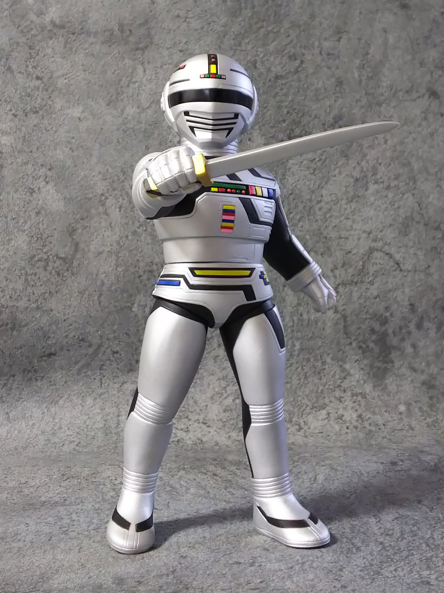 東映レトロ ソフビフィギュア 宇宙刑事ギャバン（シャイニングシルバー