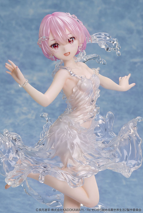 リゼロ」ラムの素肌がチラリ♪ 水のドレス纏ってフィギュア化 | 超