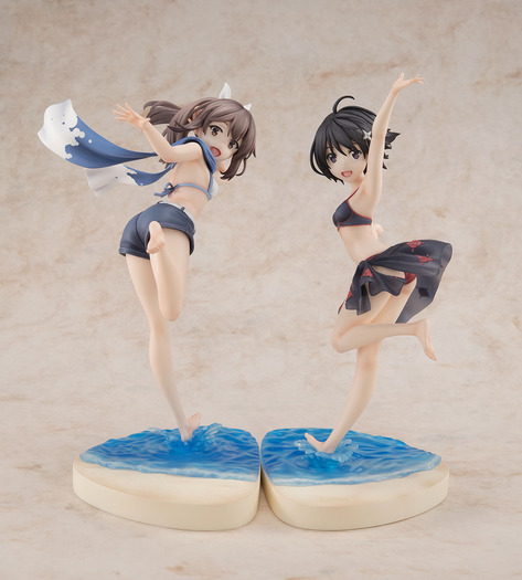 防振り2」メイプルが鎧を脱いだら… サリーと一緒に“水着”フィギュア化