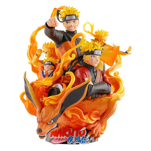 NARUTO-ナルト- フィギュア 30個 NARUTO -ナルト- 疾風伝」360度ナルト