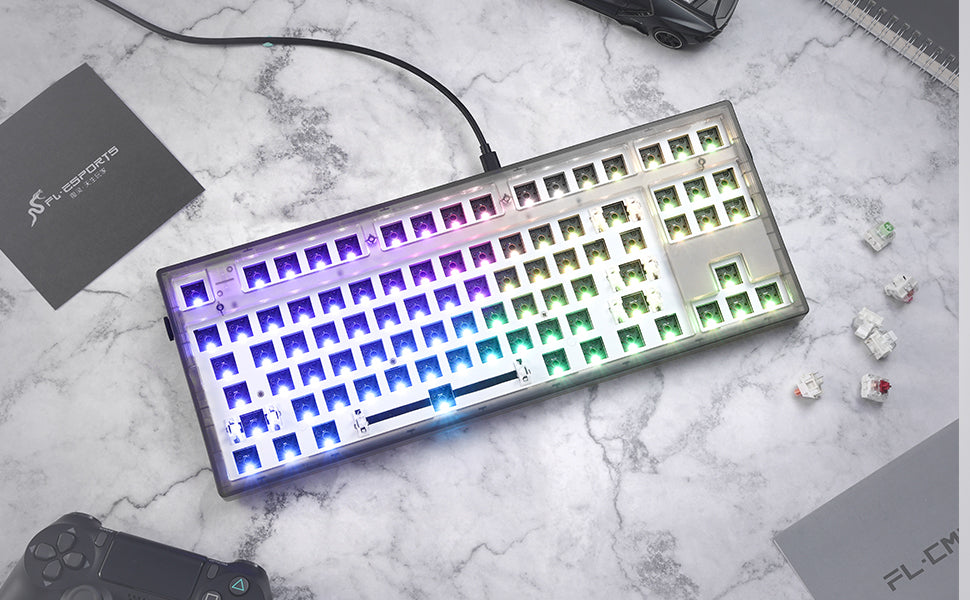 FL ESPORTS MK870 Mechanical Keyboard Kit (80%)