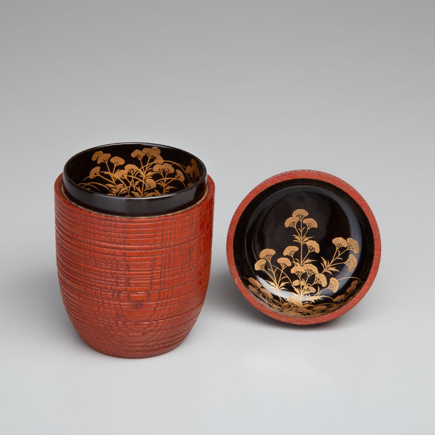 中山胡民 まがき棗 共箱 珍竹庵旧蔵品｜茶の美