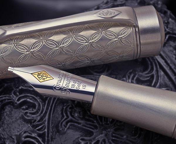 Conway Stewart Edwardian Limited Edition Sterling Silver Fountain