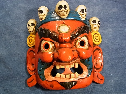 チベットのお面(工芸品) - Chagamocraft (チャガモクラフト)