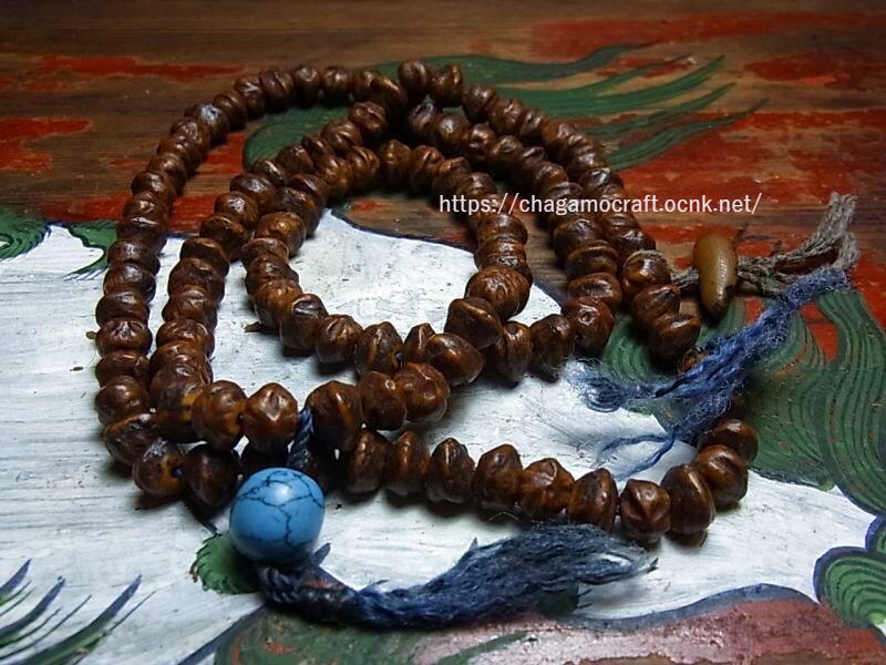 老百香子菩提樹の御数珠 (old tibetan bai xiang zi mala ) チベット