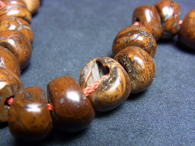 Tibetan Mala チベット アンティーク 鳳眼龍眼数珠