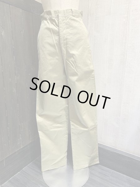 60s 70s ビンテージ US ARMY COTTON KHAKI ミリタリー チノ トラウザー