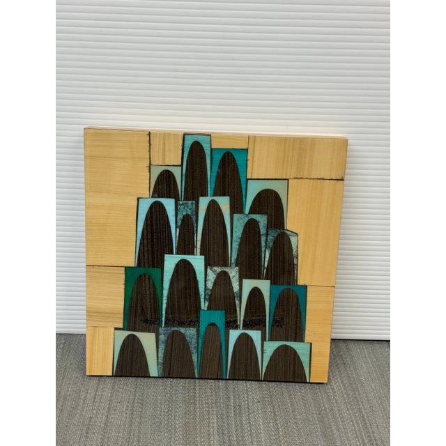 Circa 2005 Rex Ray Mixed Media + Resin Collage | Chairish