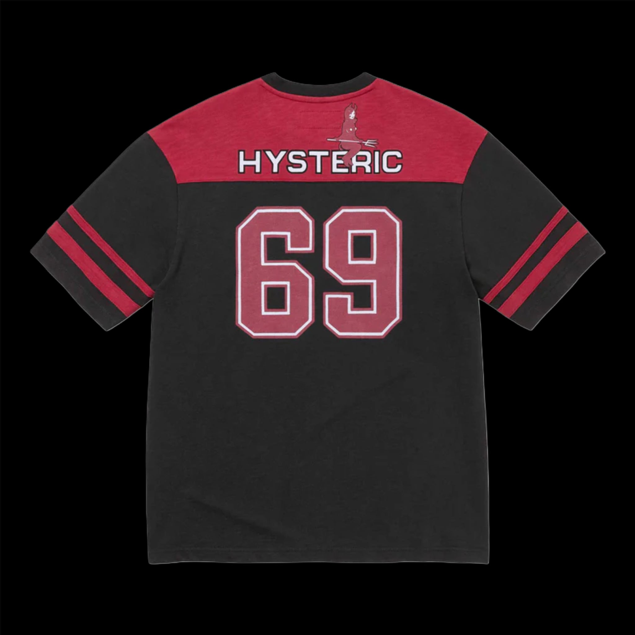 2024 supreme // hysteric glamour 69 football top – change clothes