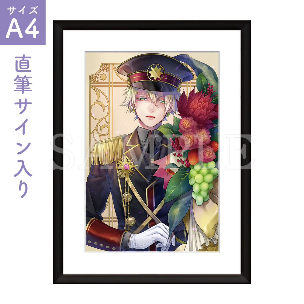 みちきんぐ A3キャラファイングラフ 直筆サイン入り X-EROS 100号記念