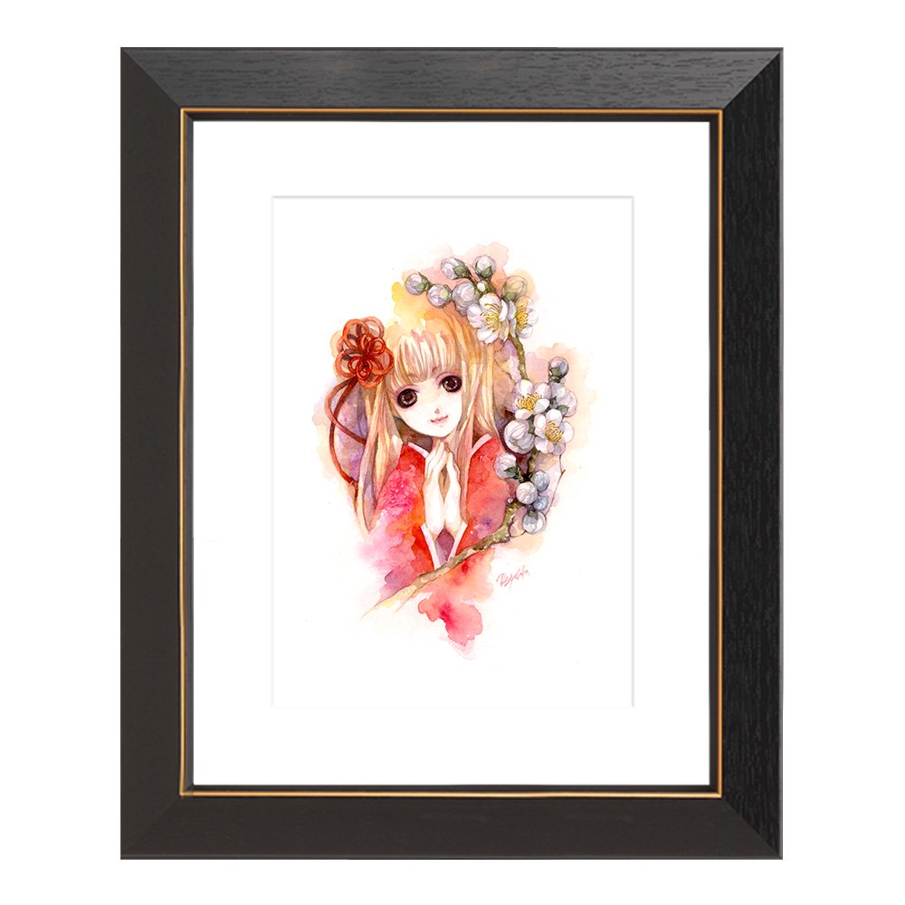 みちきんぐ 直筆サイン入り A3キャラファイングラフ 直筆サイン入り