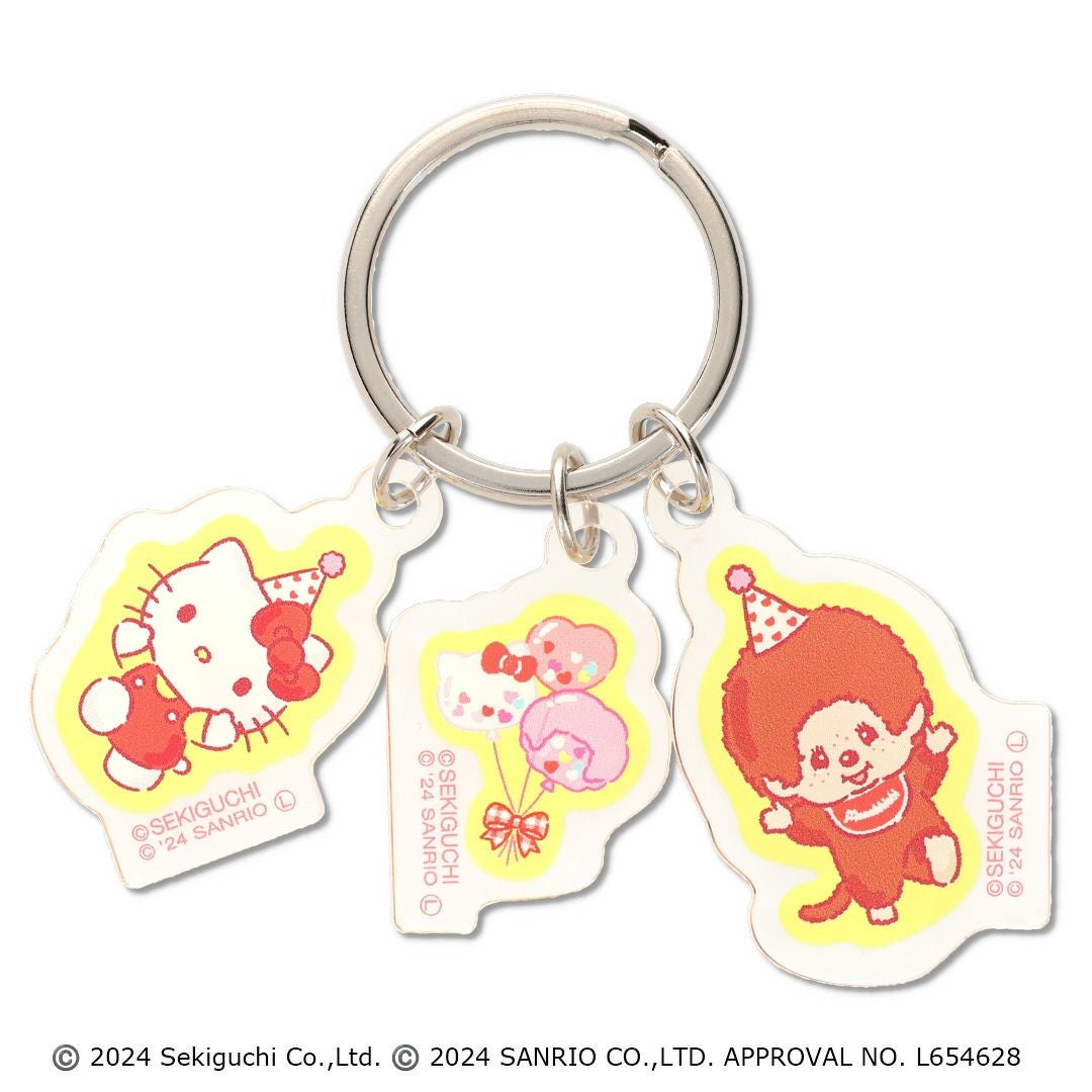 モンチッチ】モンチッチ×ハローキティ 顔でかSSキーチェーン