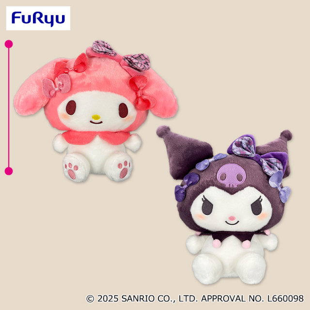 マイメロディ・クロミ リボンがいっぱいBIGぬいぐるみ プライズの商品