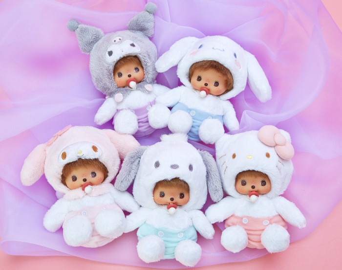 ♡003 モンチッチ ベビチッチ ぬいぐるみ クロミ サンリオ セキグチ