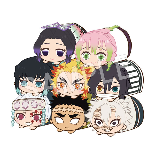 鬼滅の刃「まめころりん」新作 時透無一郎のハート缶バッジが付いて