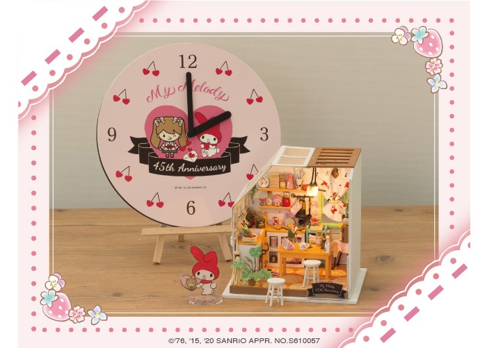 d*7様 ハローキティ30周年記念 ミニチュアコレクション クロック レア