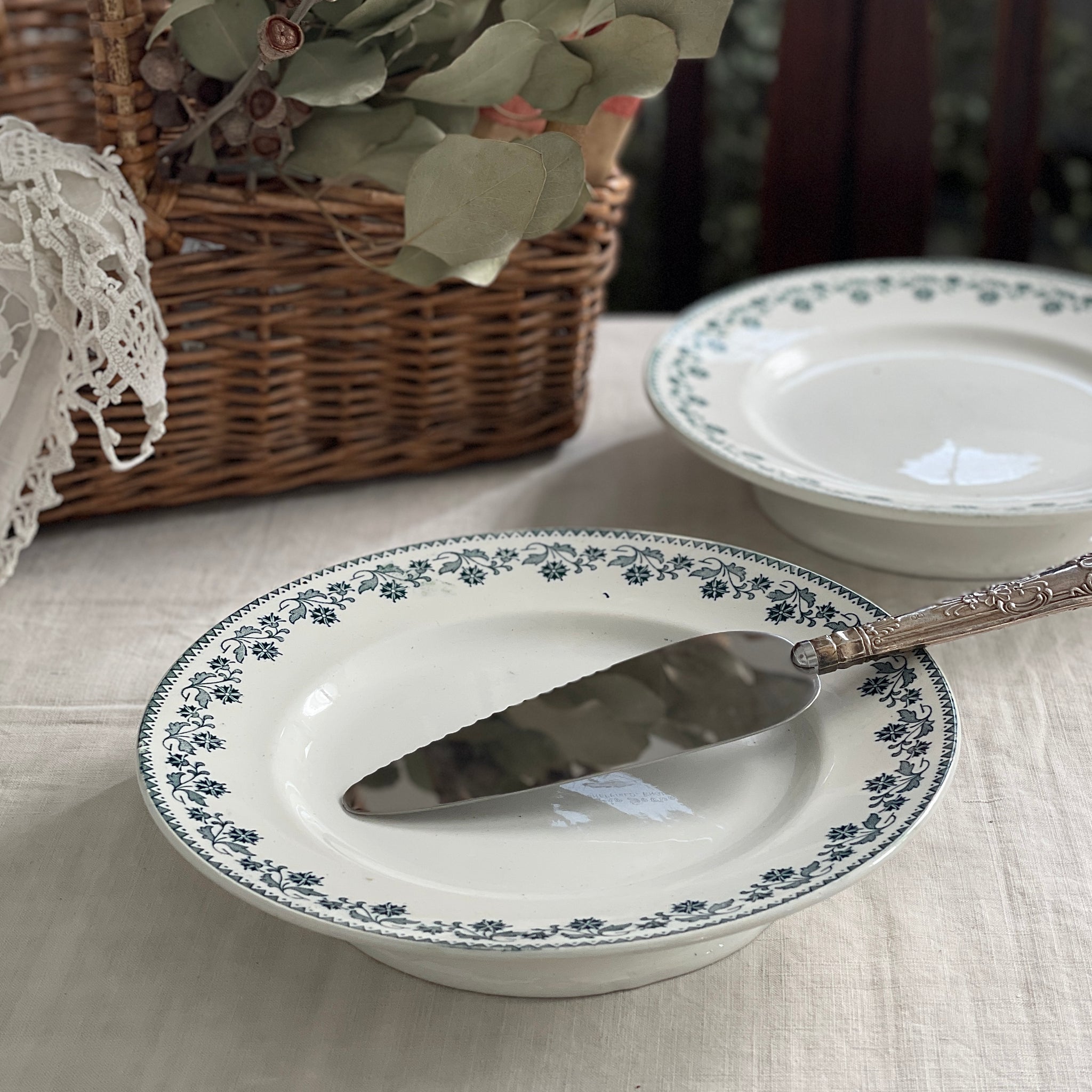 2点あり！ムーランデルー窯『ジョーゼット』低めのコンポート