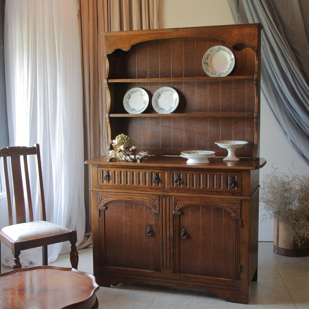 イギリス アンティーク カップボード 1940年代