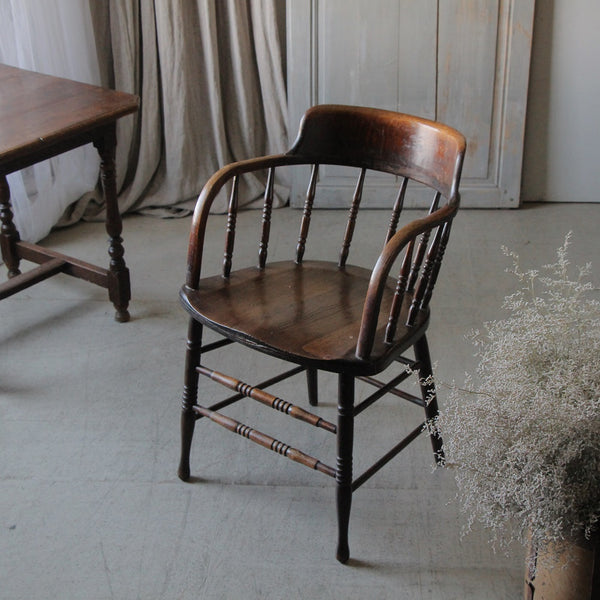 イギリス アンティーク 家具 藁編み チェア 1900年頃 椅子 588A