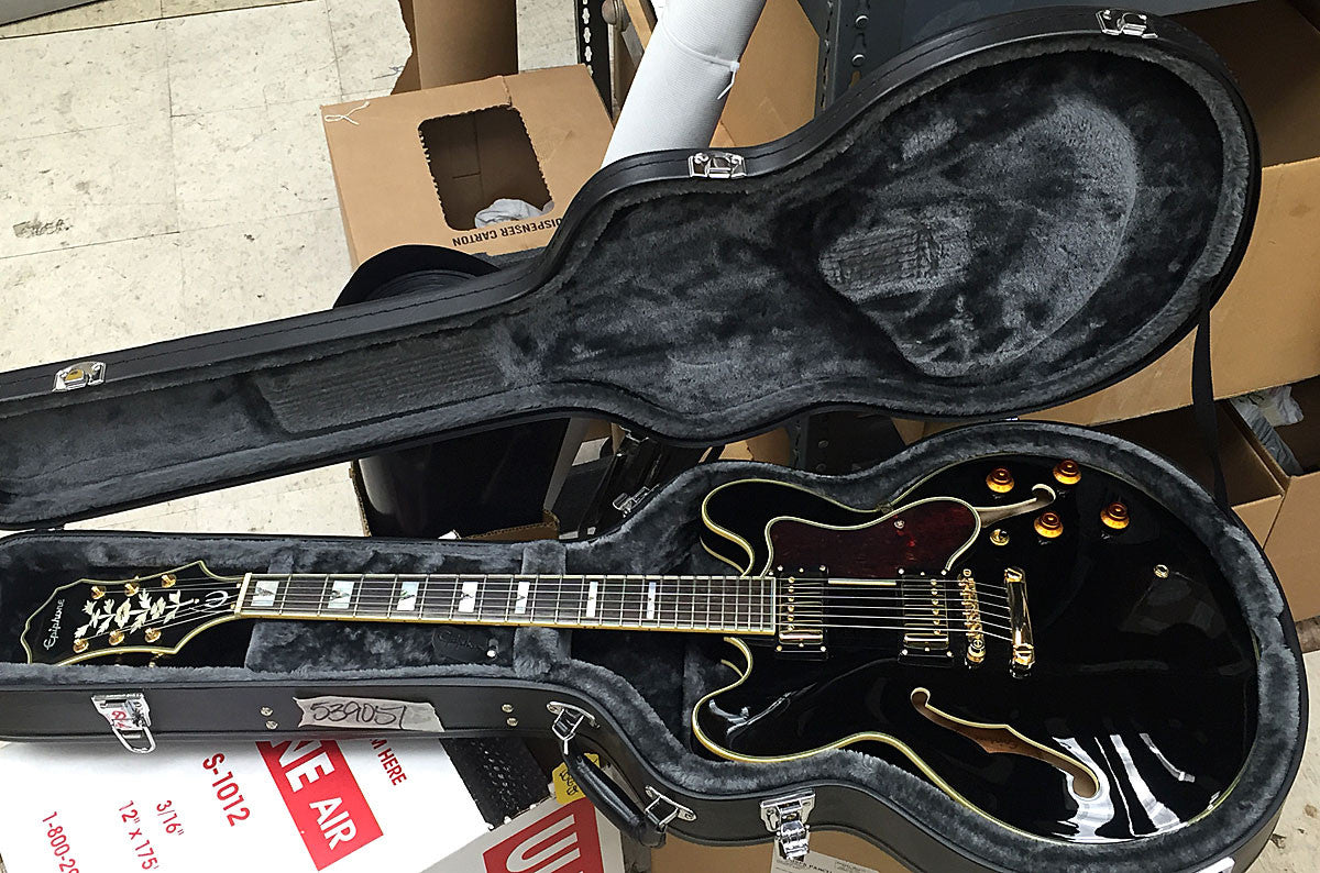 ギター Epiphone SHERATON II Ebony 2014s Epiphone Sheraton II Ebony